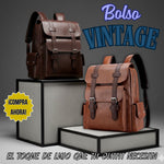 Mochila Vintage Urban Leather café oscuro🧳✨